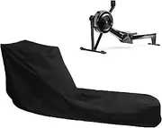 J&C Rowing Machine Cover 420D Folding Water Rower - 300lb Weight Capacity Fitness Equipment Protective Concept 2 for Rowing