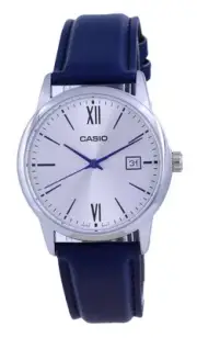 Casio Silver Dial Stainless Steel Analog Quartz MTP-V002L-2B3 Men's Watch