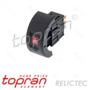Hazard Warning Emergency Light Switch Vauxhall Opel:ASTRA G,Mk IV 4 6240136