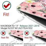 MacBook Air 13 inch 2021 2020 2019 2018 Model A2337 M1 A2179 A1932 Pla Case for