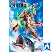 AOSHIMA 06180 VFG Macross Delta VF-31D SKULD SP 155mm Kit MC-08 w/ Tracking NEW