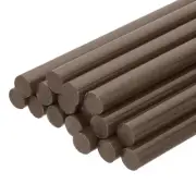 16 Pcs Mini Hot Glue Sticks, 0.43" Dia x 7.87" Long EVA Sticks, Coffee