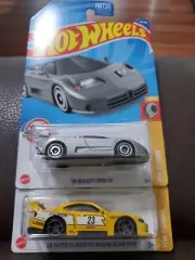 2 Hot Wheels '94 Bugatti EB110 SS Hw Turbo LB Super Silhouette Nissan Silvia 515