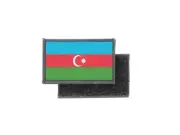 Flag patch printed badge country azerbaijan