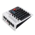 6 Channel Audio Mixer Multiple Interface Sound Mixer Controller LCD Display EMB