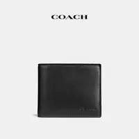 在飛比找momo購物網優惠-【COACH官方直營】三合一錢包(黑色 74991)