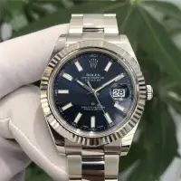 在飛比找蝦皮購物優惠-Rolexx Log 自動機械藍盤手錶男表116334