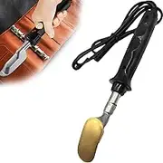 Electric Leather Iron, Crafts Quilting Small Iron with 50~350℃ Adjustable Temperature, 150W Thermostatic Corded Mini Irons for Leather Clothes Bag Shoes Leather Wrinkle Removing