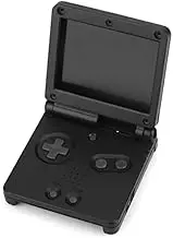 GBA SP Shell Game Boy Advance SP Shell Slate Abs for Game Boy Advance GBA SP Protective Case Cover Repair Parts Kit Black (Black)