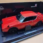 Kyosho 1/18 Skyline Kenmeri GTR Street Version Red Diecast Model Car