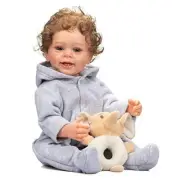 Reborn Baby Boy 22 inch Anatomically Correct Baby Boy Doll Silicone Full Body