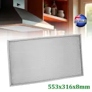 Range Hood Filter Replacement 553 x 316 x 8mm 5-Layer Aluminum Mesh Hood Filter.