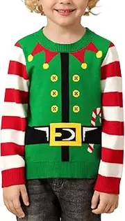 [BesserBay] Christmas Kids Ugly Knit Sweater Holiday Party Pullover 1-8 Years