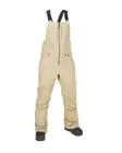 Volcom Swift Bib Overall Women's Snow Pants, Sand, Medium