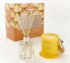 HomeWorx by Slatkin & Co. Reed Diffuser & 8oz Candle Gift Set in Lemoncello