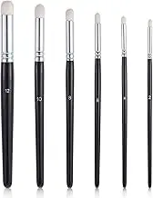Yeanifeana Professional 6-Size Dry Brush Set for Wargames Models & Miniature Painting, Ergonomic Small Detail Brushes for Hobbyists, Artists