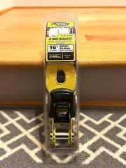 Cargo Boss 16’ Ratchet Tie down W/2 Way Release EZ Grip W/ Mesh Storage Bag