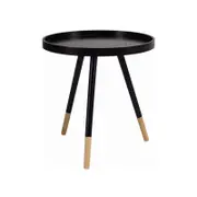 Modern Furniture INNIS 49.5x49.5cm Side Table - Black