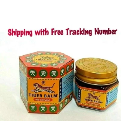 19.4 g Tiger Balm Red Relief of Muscular Aches Pain Sprains Ointment Massage Rub