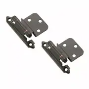 8 Pack - Amerock BP3428ORB 3/8" Inset Cabinet Hinge Oil Rubbed Bronze