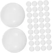 Glow-in-The-Dark Pong Balls 100ct Plastic Balls for Night Time Fun Sports Events Party Decorations Safe