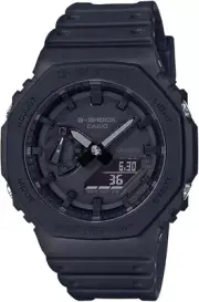 CASIO Men's G Shock Duo Slim Analog Digital Watch Black Face
