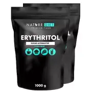 - Erythrit 2 x 1000 g | Natürlicher Süßstoff | Null Kalorien | Zuckerersatz