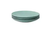 4pc Wiltshire Eucalypt Everyday Dining Glazed Stoneware Dinner Plates Set 27cm