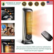Widespread Oscillating Ceramic Heater with Timer & Remote - 300 Sq. Ft. Coverage
