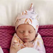 Snuggle Hunny Major Mitchell Organic Knotted Beanie