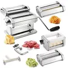 CucinaPro Deluxe Pasta Maker with Attachments for Spaghetti Ravioli Angel Hair