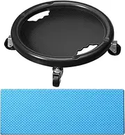 Caster Ab Roller - Core Workout Equipment With Mats, Exercise Roller Wheel, Abdominal Wheel Board, Strength Training Equipment, 360 Degree Rotating Core Slider For Home Gym