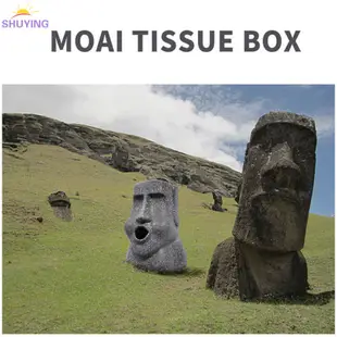 Moai Napkin Box Innovative Easter Island Moai Design Paper T