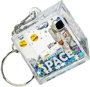 FRCOLOR Quicksand Astronaut Hanging Ornament Creative Desk Decoration Unique Graduation Present Durable Design for Bedroom and Living Decor Present for Friends and Classmates