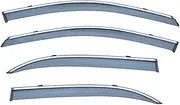 STIDPFZX Window Visor Rain Guard Side Window Deflector Weather Shield Compatible for Geely Gleagle GC7 2011 2012 2013 2014 2015 2016 2017 2018-2021