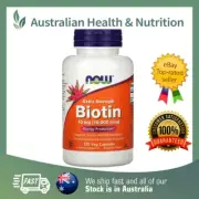 NOW FOODS BIOTIN 10,000 120 CAPSULES + FREE SAME DAY DISPATCH