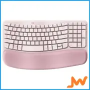 Logitech Wave Keys Wireless Ergonomic Keyboard - Rose