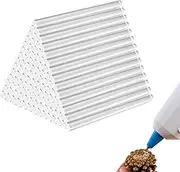 Hot Glue Sticks,Bonlaer Clear Mini Adhesive Sticks for Glue Gun,Hot Glue Gun Sticks for Adults Kids DIY Art Craft Stamp Repairs Gluing Projects,Pack of 110,10X0.7CM