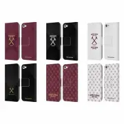 WEST HAM UNITED FC HAMMER MARQUE KIT LEATHER BOOK CASE FOR APPLE iPOD TOUCH MP3