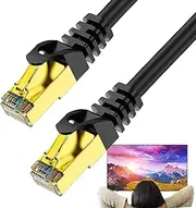 Ether Network Cable,Heavy Duty Indoor Ethernet Patch Cable - Ethernet Cable Network Wire for 10Gbps Transfer Speed, for Routers, Printers, Modems
