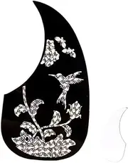 NULYLU Self Adhesive Acoustic Guitar Pickguard Scratch Protection Durable Guitar Accessories for Acoustic Instruments Easy Installation