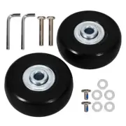 2 Pcs Suitcase Wheels Replacement Kit for Luggage Shopping Travel
