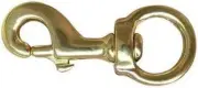 Brass Snap Round Eye Swivel Hook, 25 mm