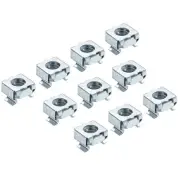 M5 Cage Nut Carbon Steel for Server Rack Cabinet Blue White 30Pcs