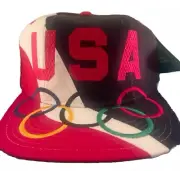 Vintage 1996 USA Olympics Big Logo Starter Snapback Cap Hat - NWT