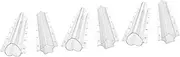 PAMINGONO 2Pcs Cucumber Shaping Molds Vegetable Growing Tools for Creative Fruit Decoration Garden Backyard Smooth Molds for Easy Operation