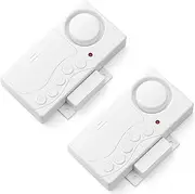 Freezer Door Alarm with Delay When Left Open, 3/15/30/60 Seconds Adjustable Delay Refrigerator Alarm Wireless Fridge Alarm Door Open Alarm Loud 108 dB (2 Pack)