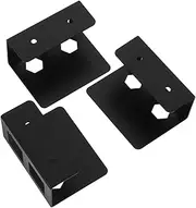 Desk Accessory Kit Under Desk Laptop Holder Metal Computer Bracket Keyboard Mount Cable Management Black for Laptop Tablet
