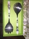 Portmeirion Botanic Garden Set Of 2 Salad Servers - NIB