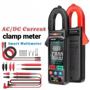 DC/AC Current Digital Clamp Meter 6000 Counts 400A Amp Multimeter Color Screen